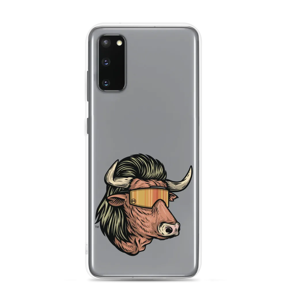 Bull Mullet Samsung Case - Clear