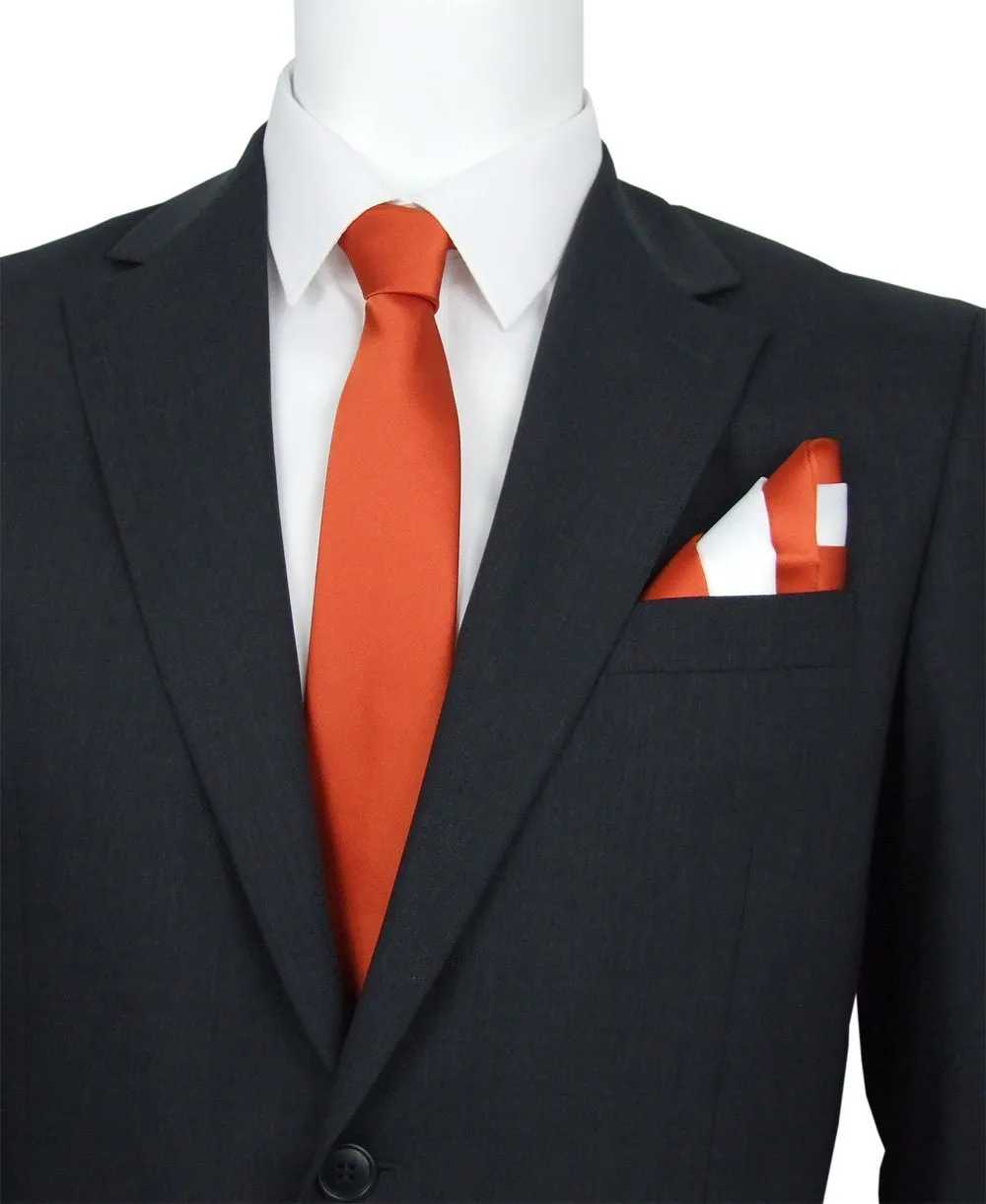 Burnt Orange Wedding Tie