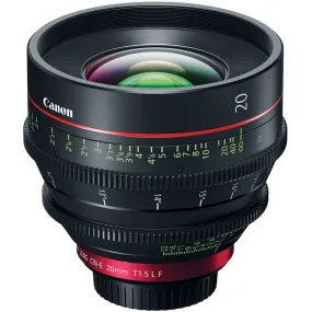 Canon CN-E 20mm T1.5 L F Cinema Prime - EF Mount Lens