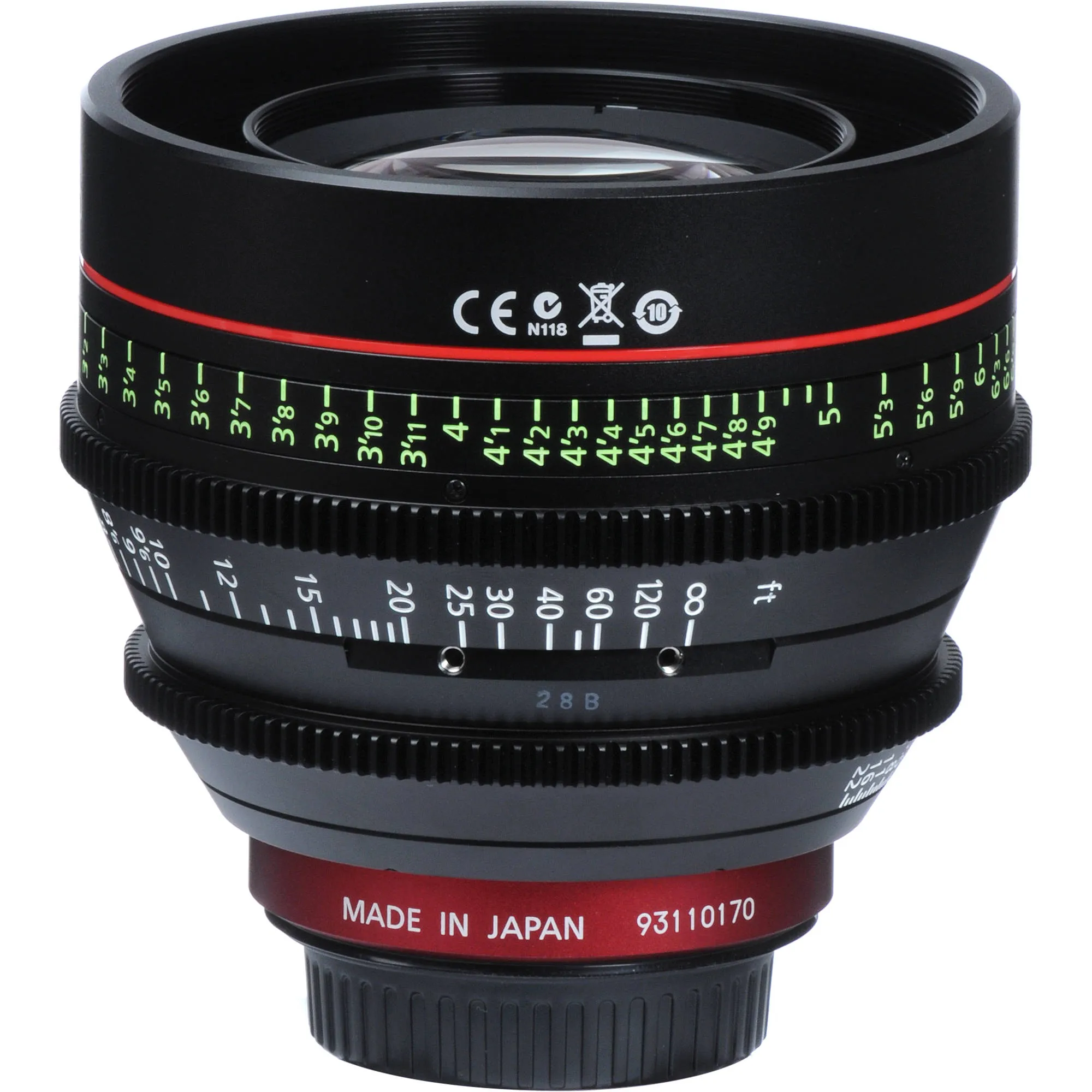 Canon CN-E 85mm T1.3 L F Cinema Prime - EF Mount Lens