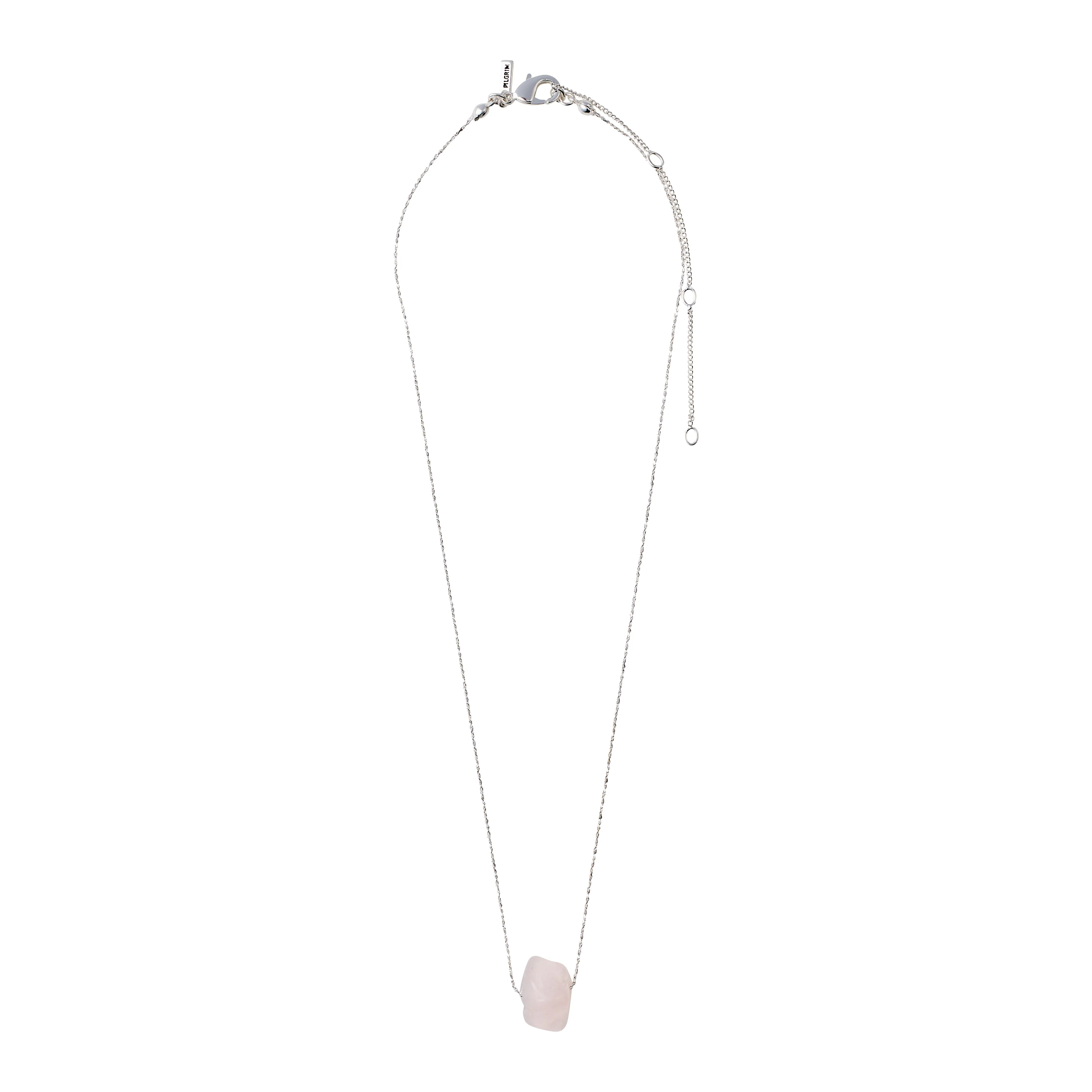 CHAKRA Rose Quartz necklace silver-plated