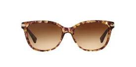 Coach Cat Eye Non-Polarized Sunglasses - Confettit Light Brown/Brown Gradient