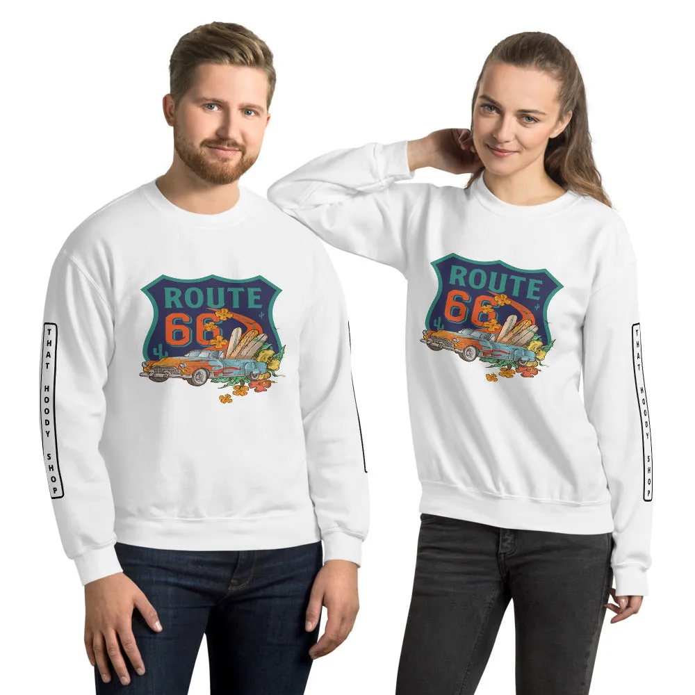 Cruisin Route 66 Unisex Sweatshirt