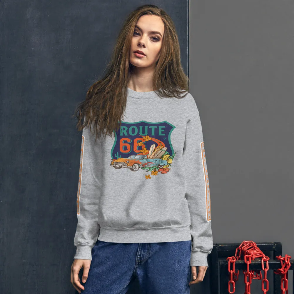 Cruisin Route 66 Unisex Sweatshirt