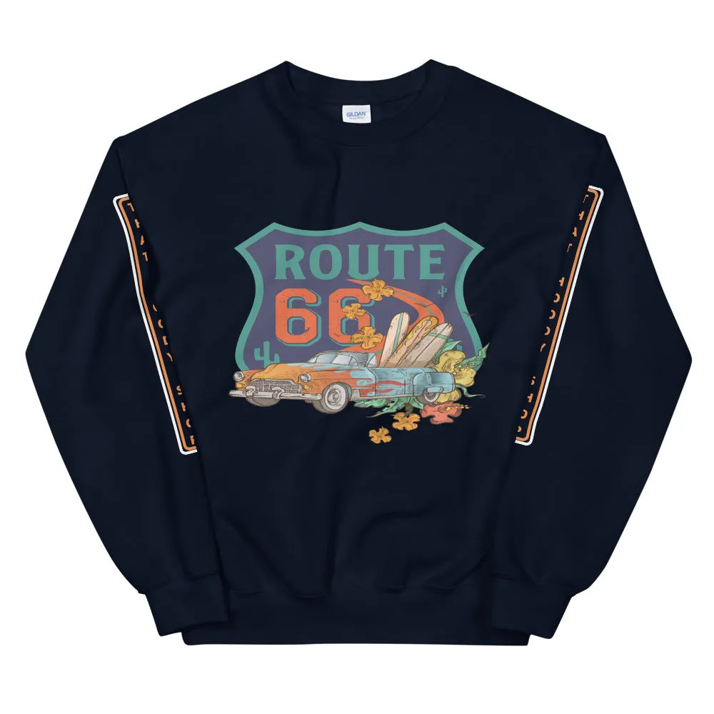 Cruisin Route 66 Unisex Sweatshirt