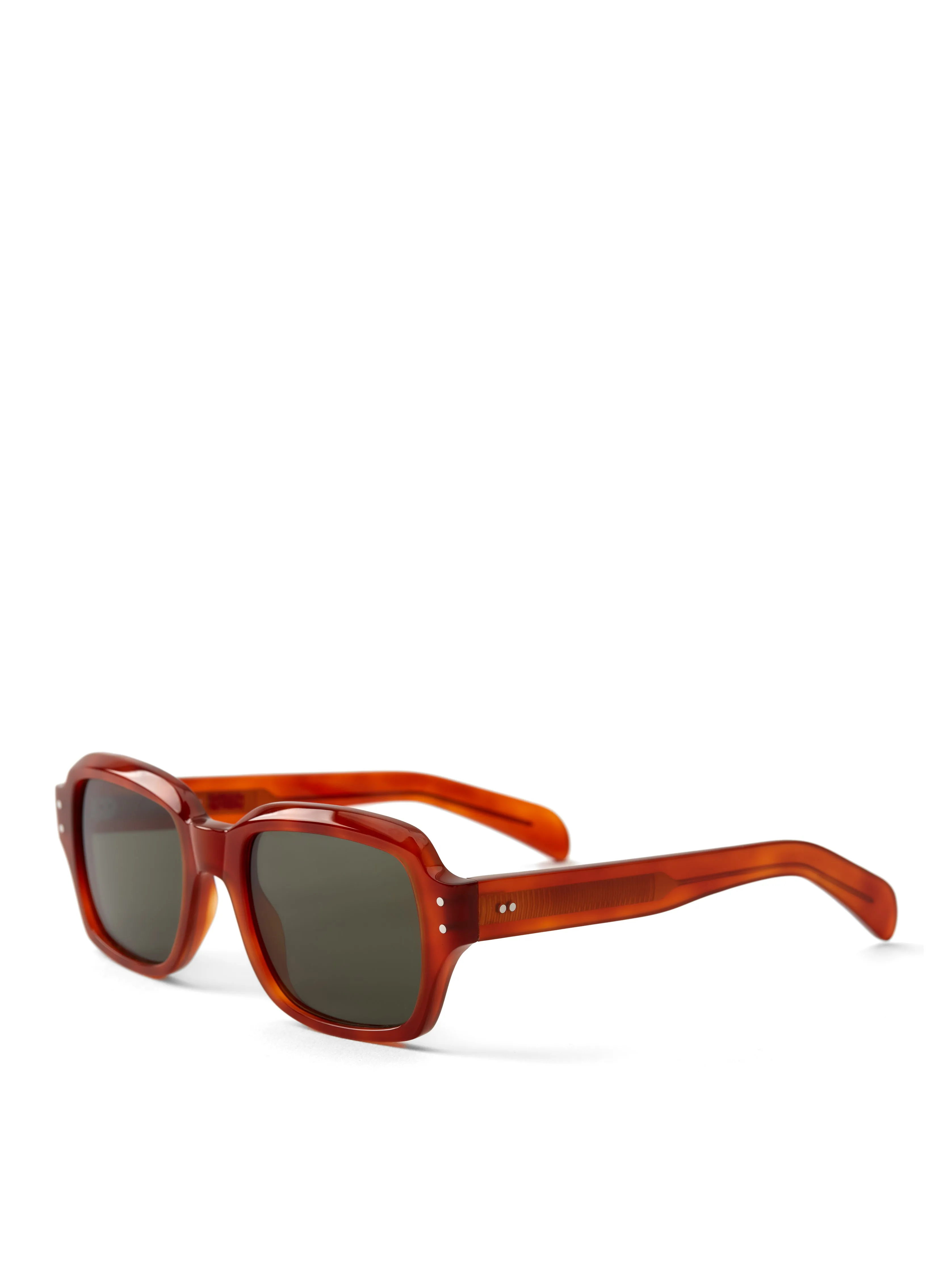 Cubitts x Oliver Spencer Conduit Sunglasses Amber Tortoiseshell