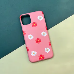 Cute Pink Floral Hard Case