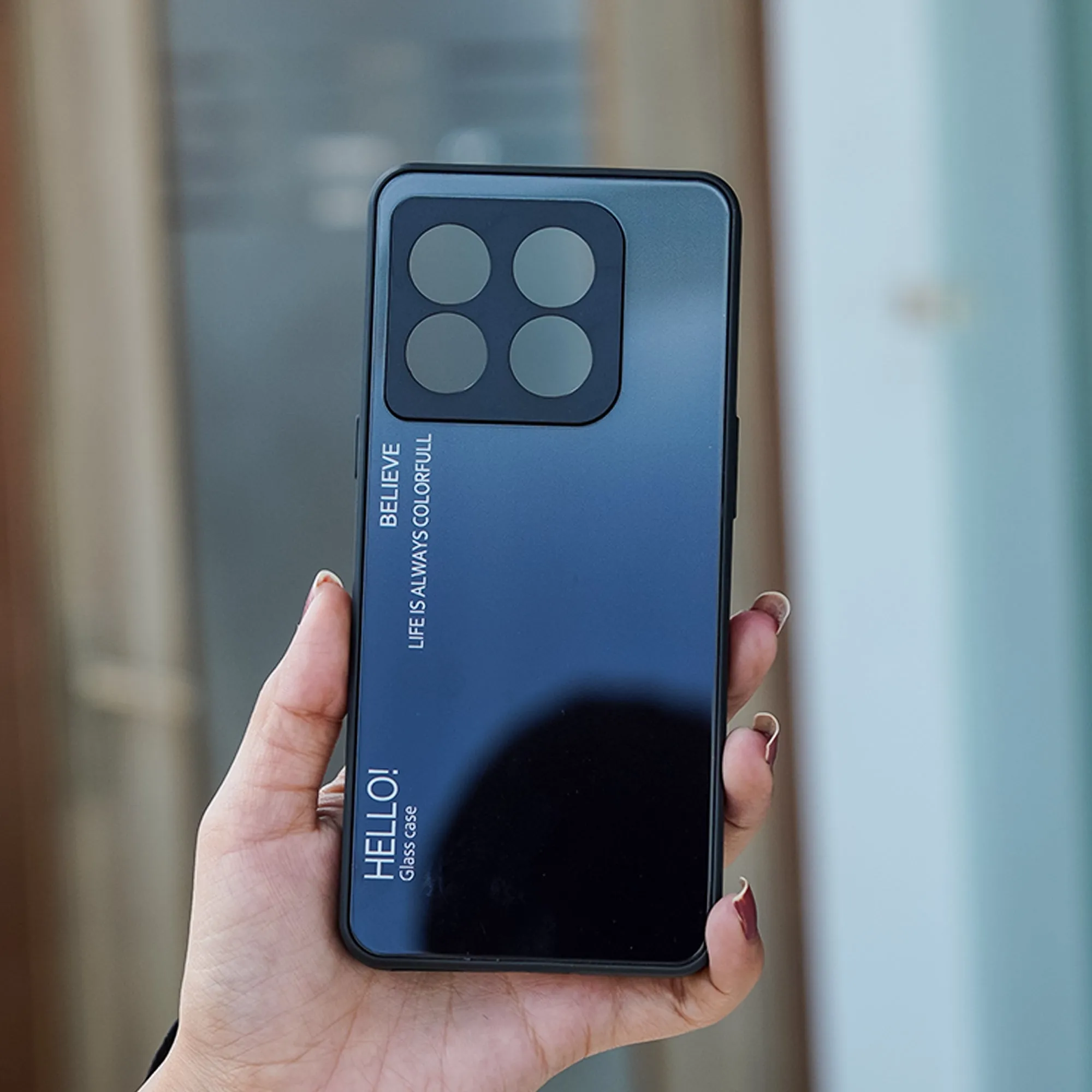 Delicate Gradient Slushy Glass Case - OnePlus