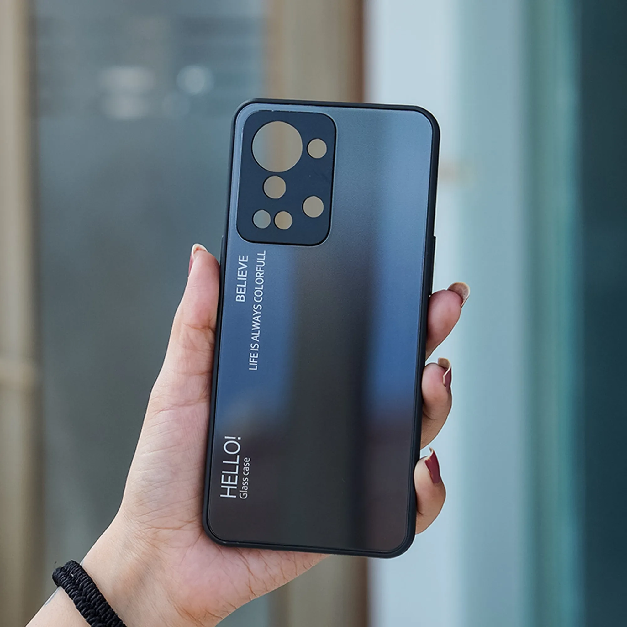 Delicate Gradient Slushy Glass Case - OnePlus