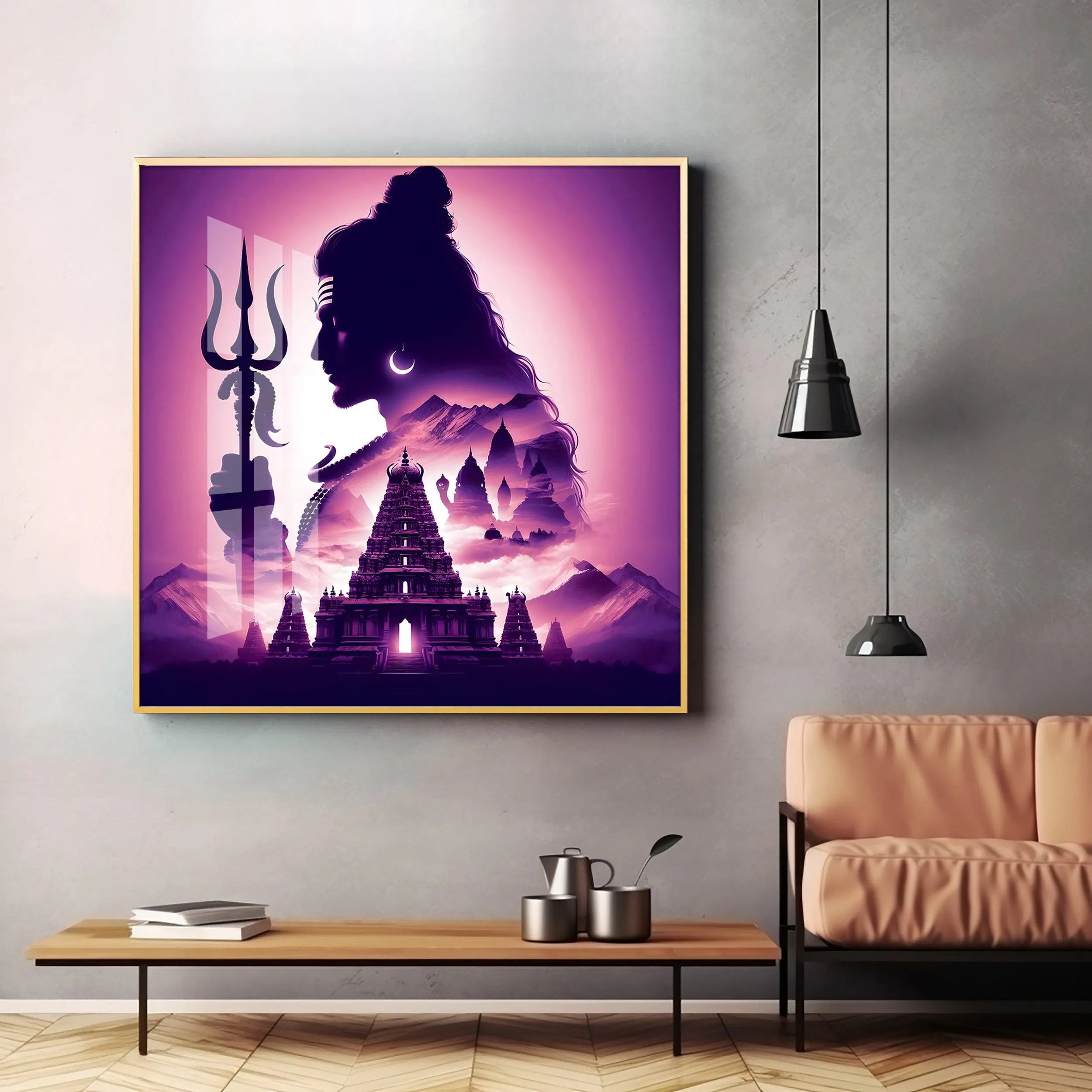 Devadideva Premium Acrylic Square Wall Art