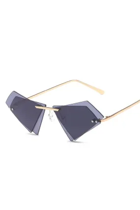 DIAMANTI BLACK DIAMOND SHAPE SUNGLASSES