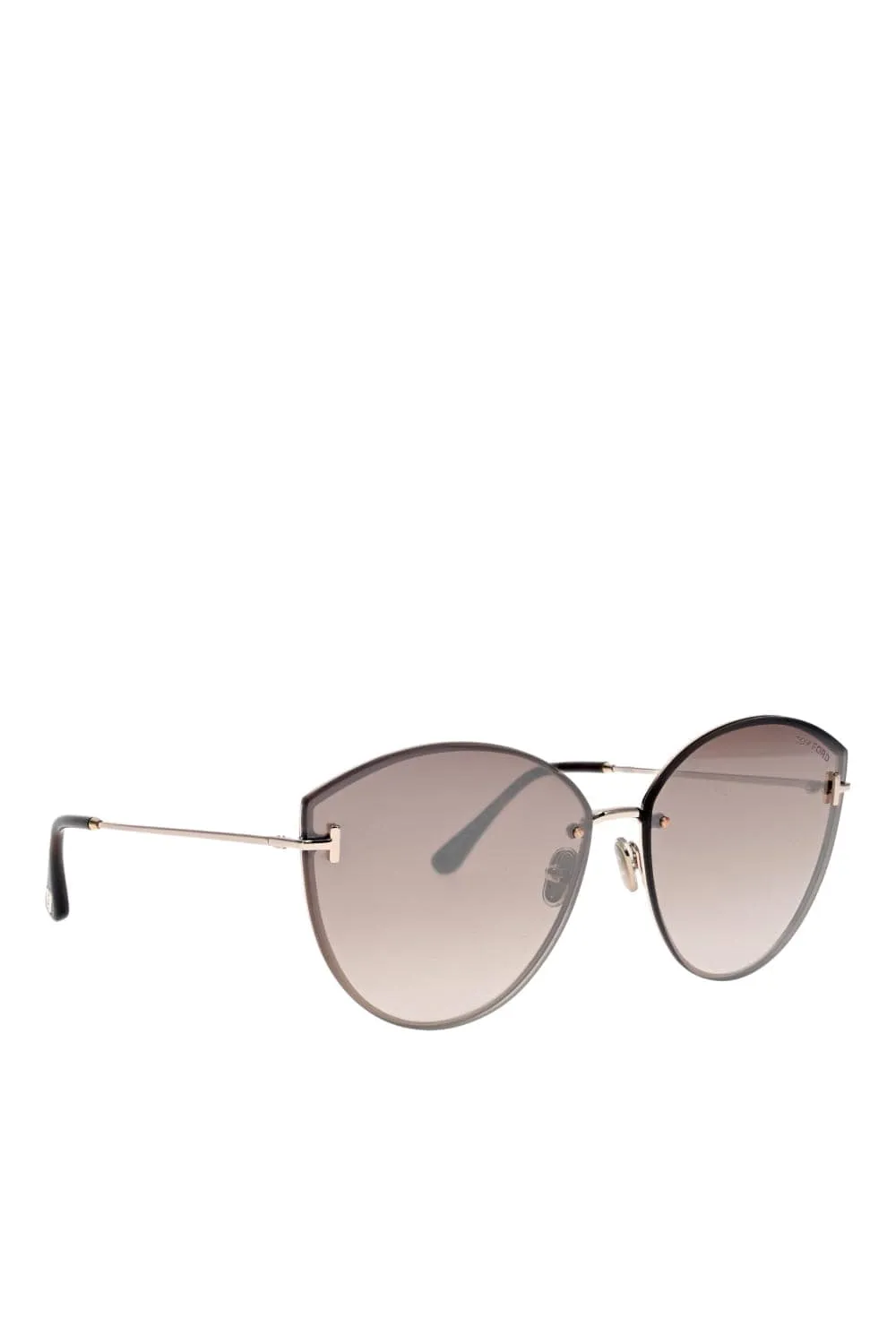 Evangeline Brown Cat Eye Sunglasses