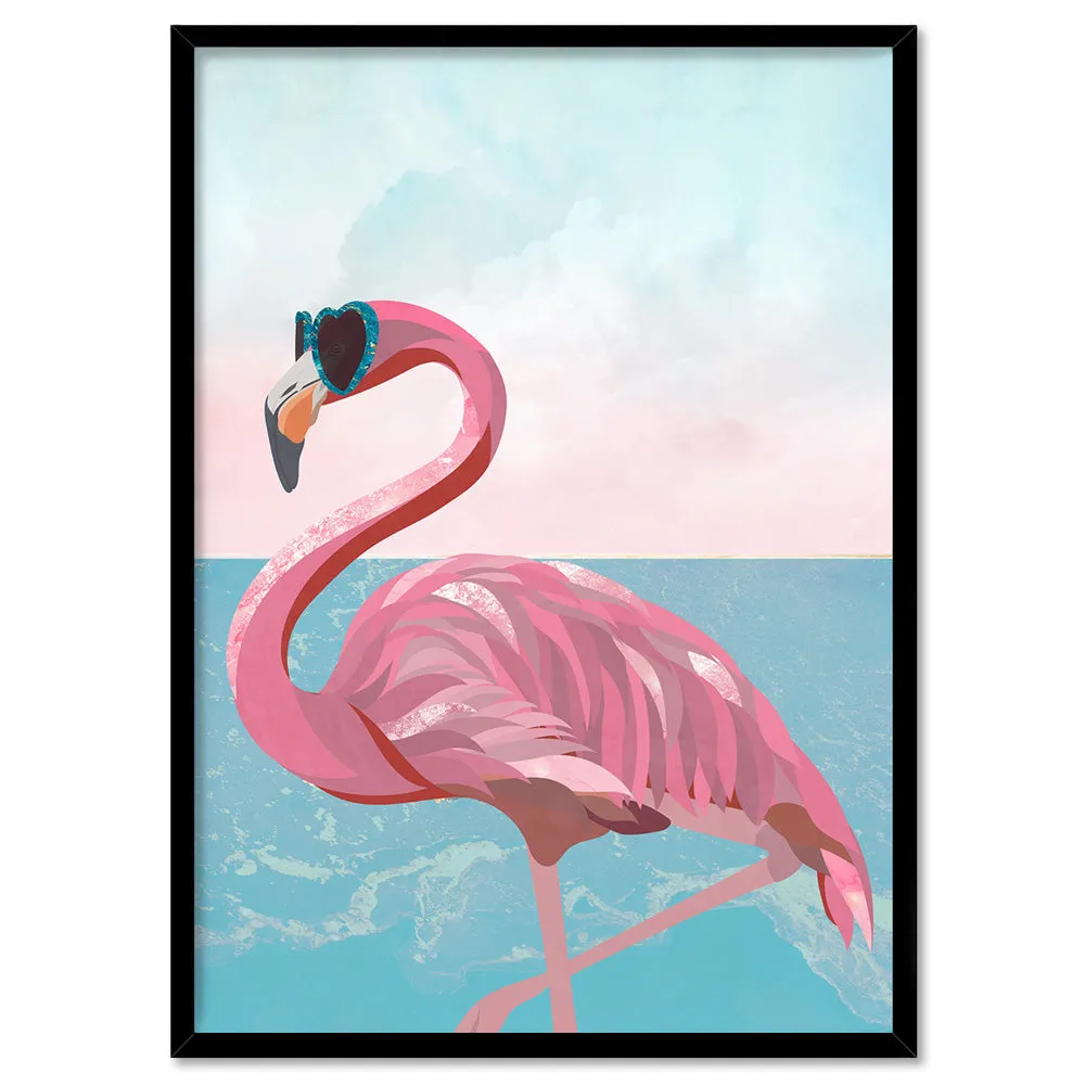 Flamingo Pop - Art Print