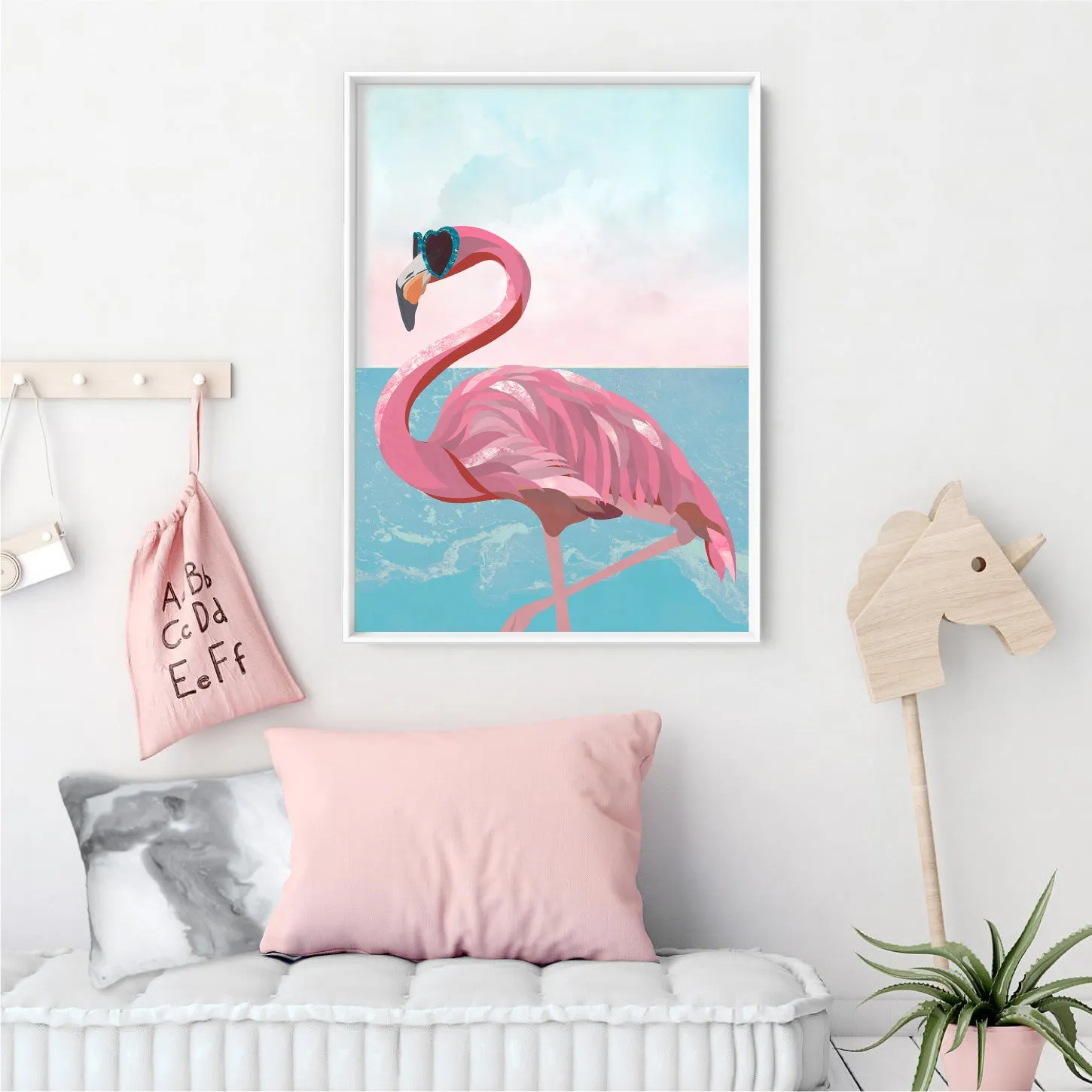 Flamingo Pop - Art Print