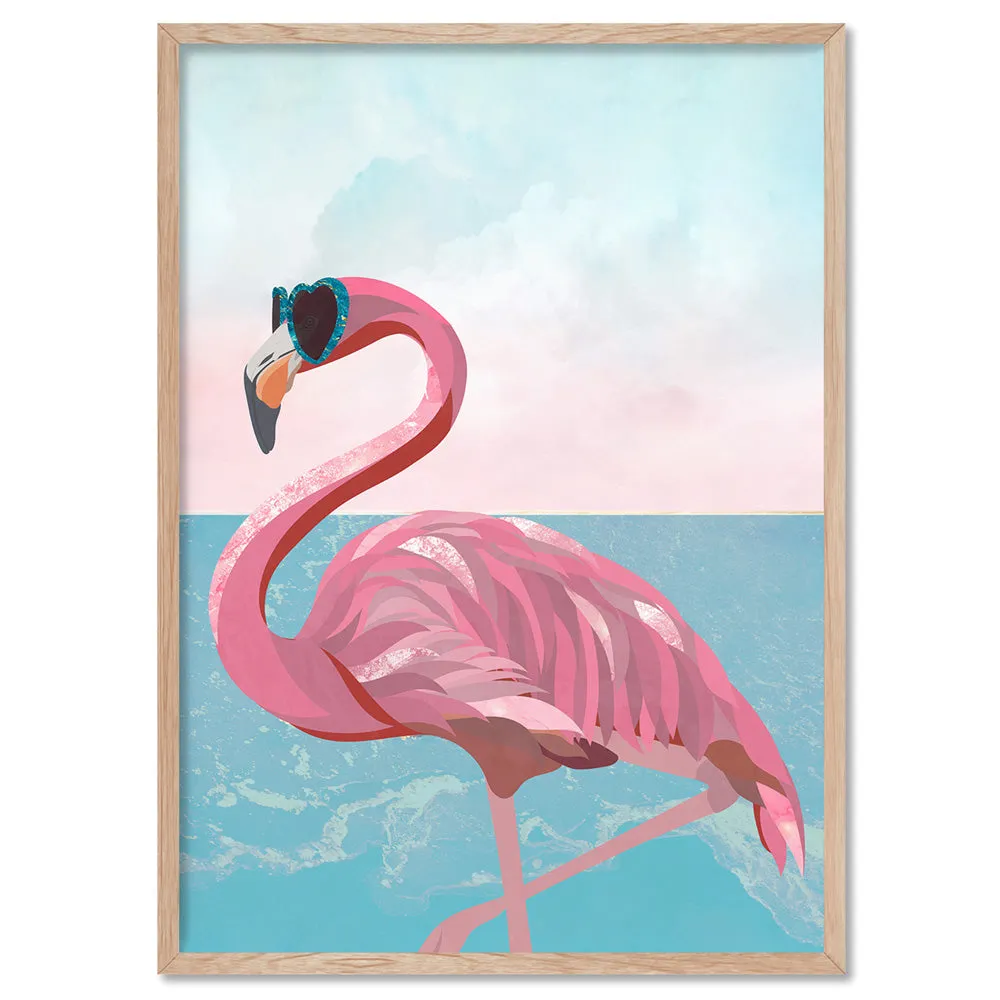 Flamingo Pop - Art Print