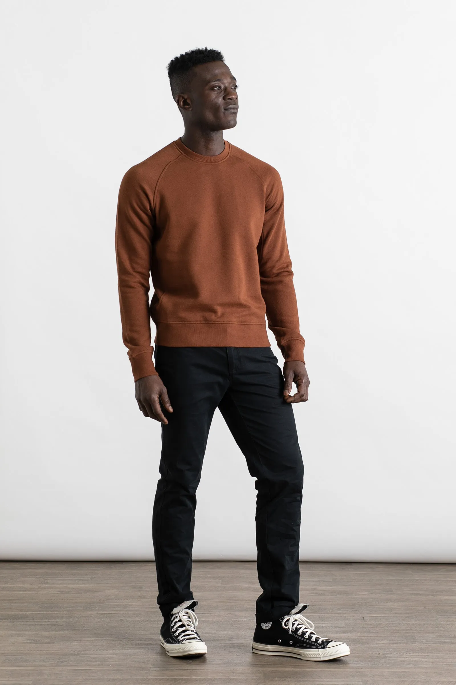 Fremont Crew Sweatshirt / Burnt Umber