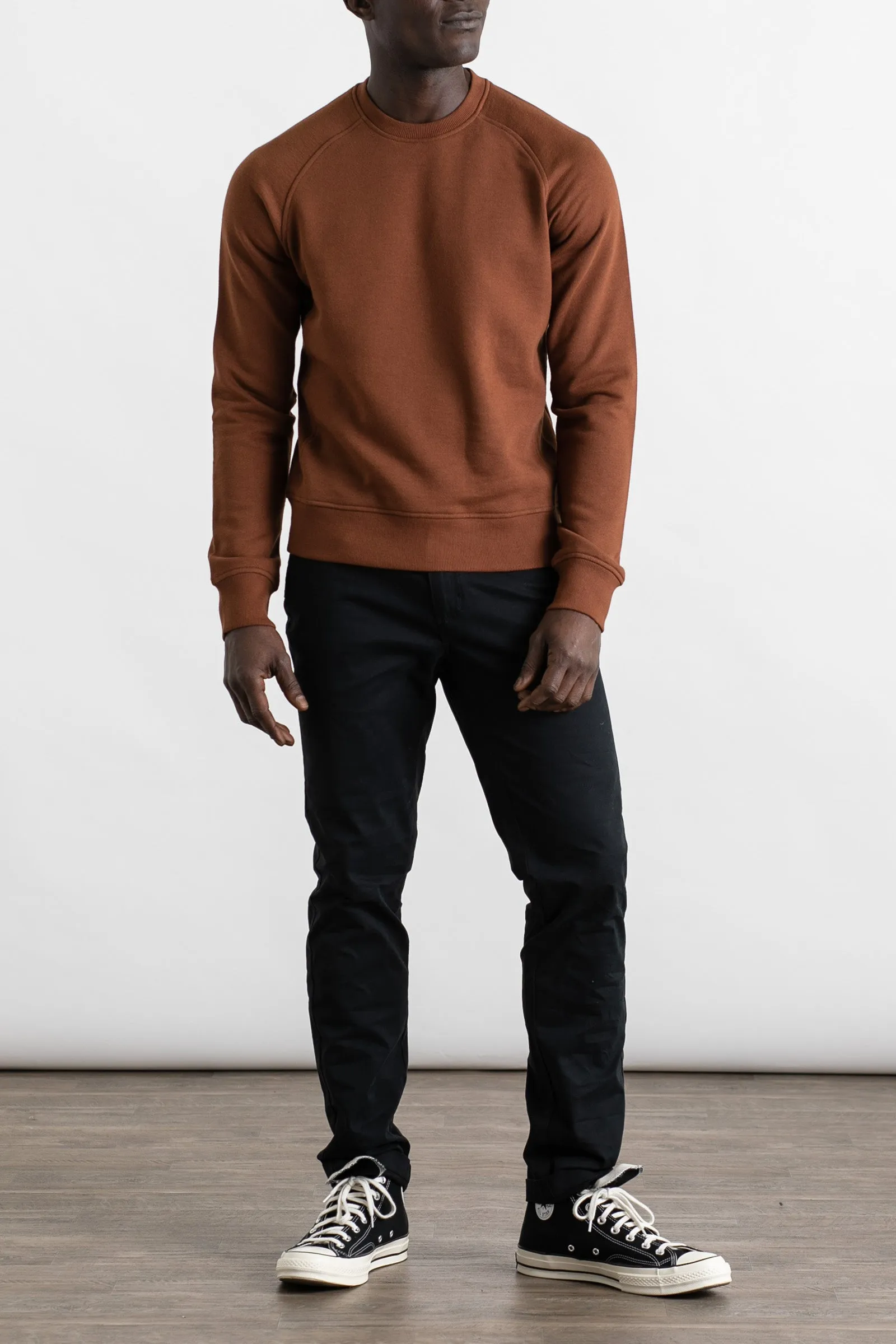 Fremont Crew Sweatshirt / Burnt Umber