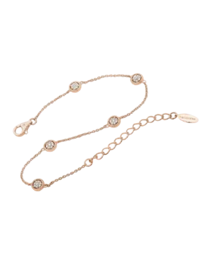 Georgini Karat Bracelet w/ CZ - Rose Gold