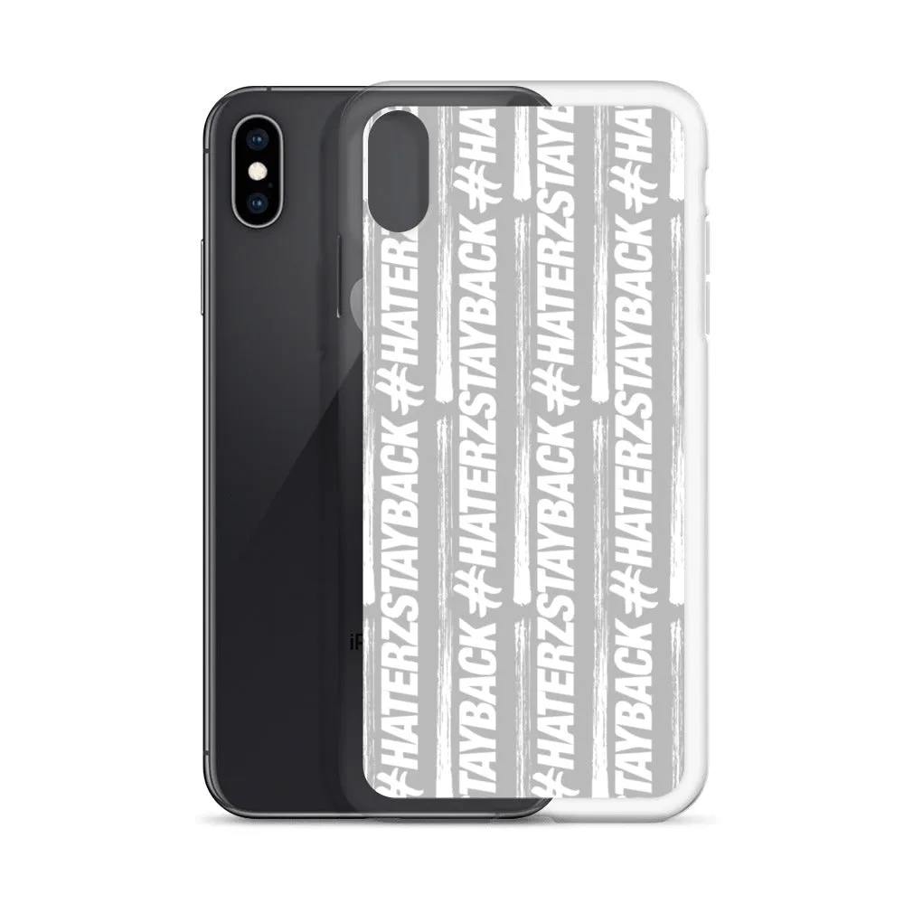 #HaterzStayBack iPhone Case (Grey)