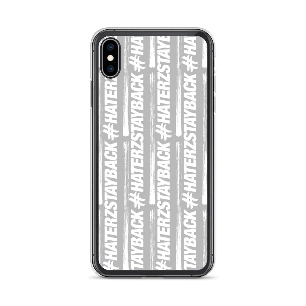 #HaterzStayBack iPhone Case (Grey)