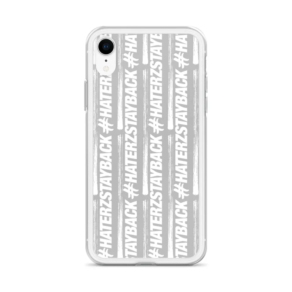 #HaterzStayBack iPhone Case (Grey)