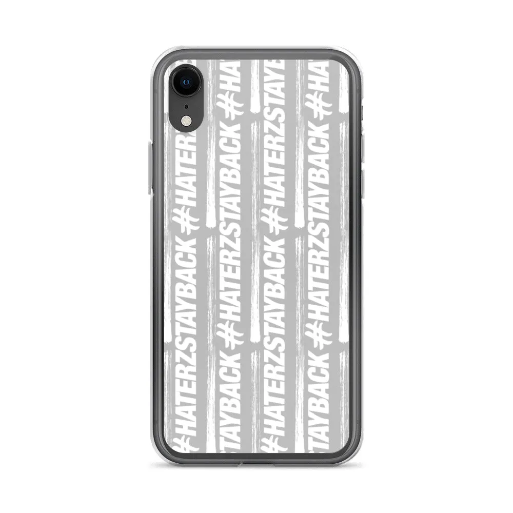 #HaterzStayBack iPhone Case (Grey)