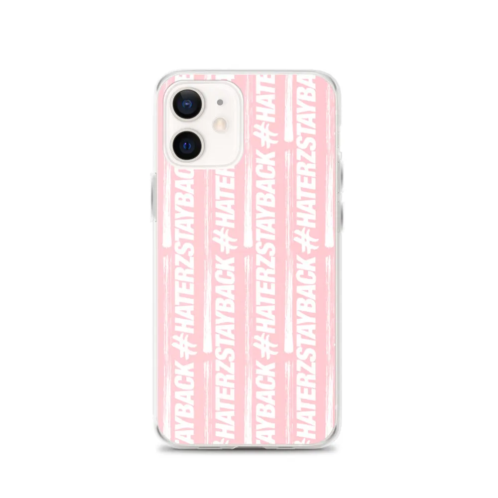 #HaterzStayBack iPhone Case (Pink)