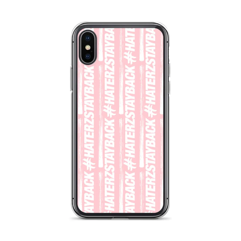 #HaterzStayBack iPhone Case (Pink)