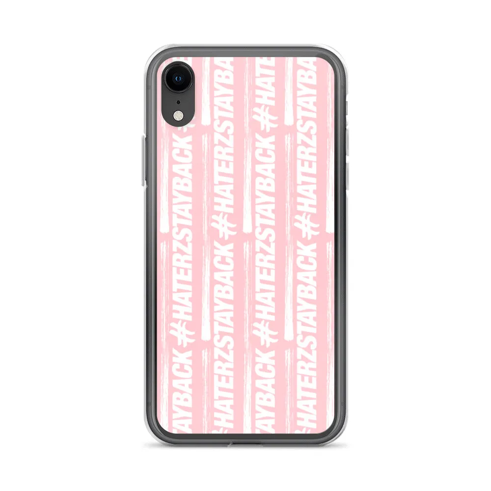 #HaterzStayBack iPhone Case (Pink)