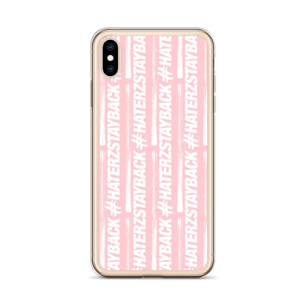 #HaterzStayBack iPhone Case (Pink)