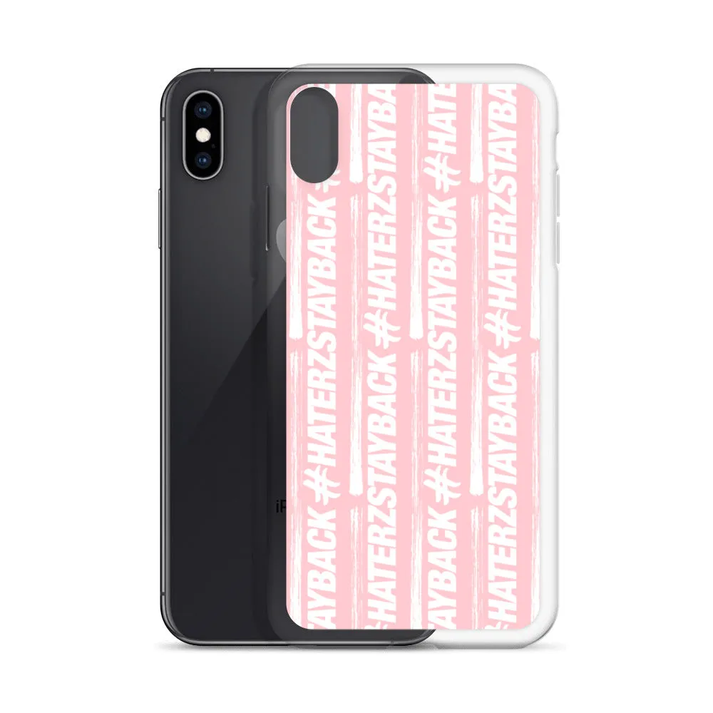 #HaterzStayBack iPhone Case (Pink)