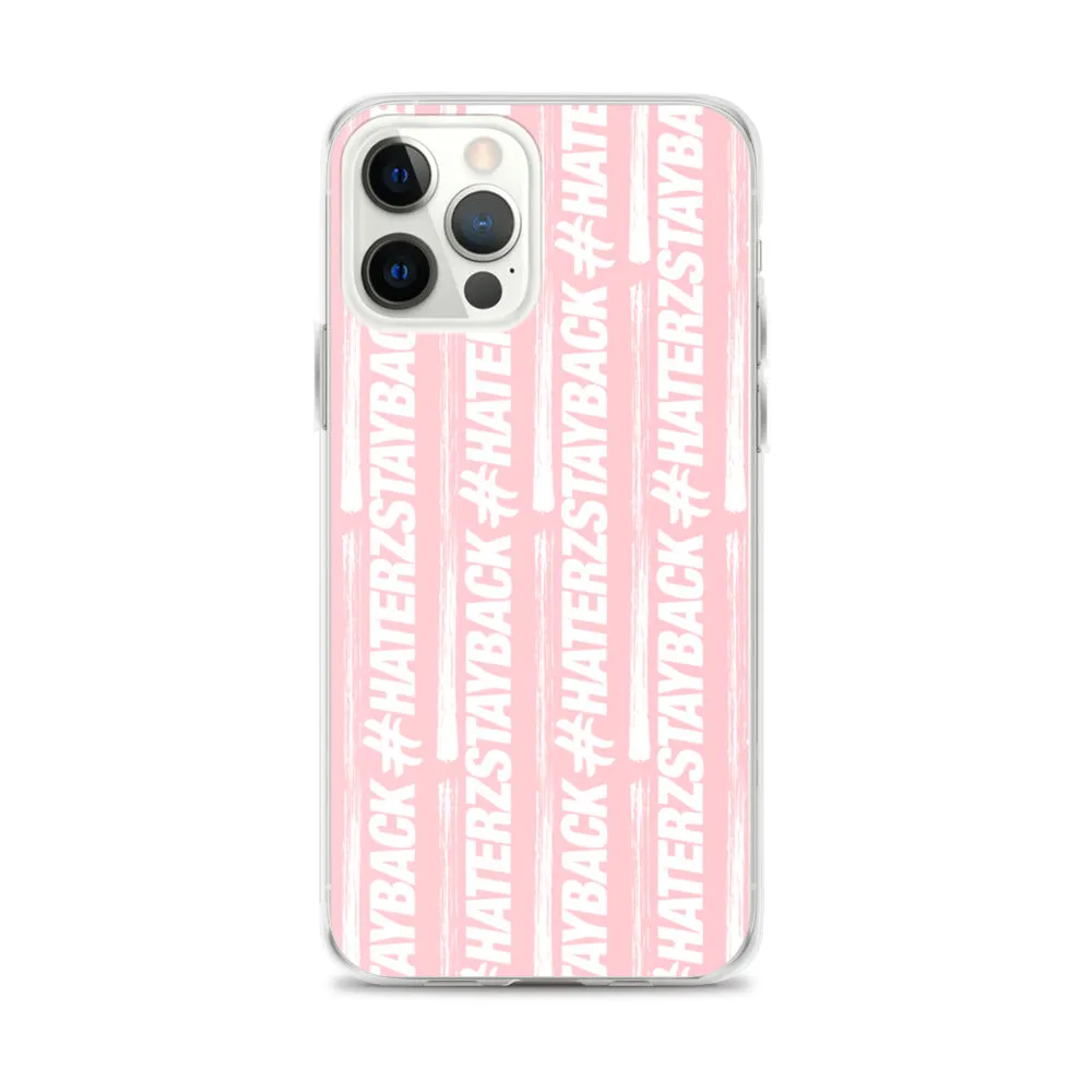 #HaterzStayBack iPhone Case (Pink)