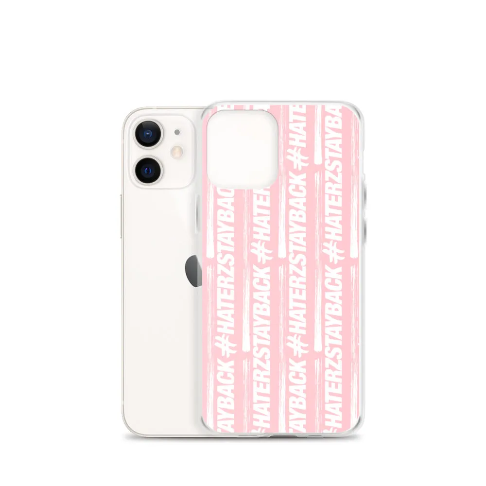 #HaterzStayBack iPhone Case (Pink)