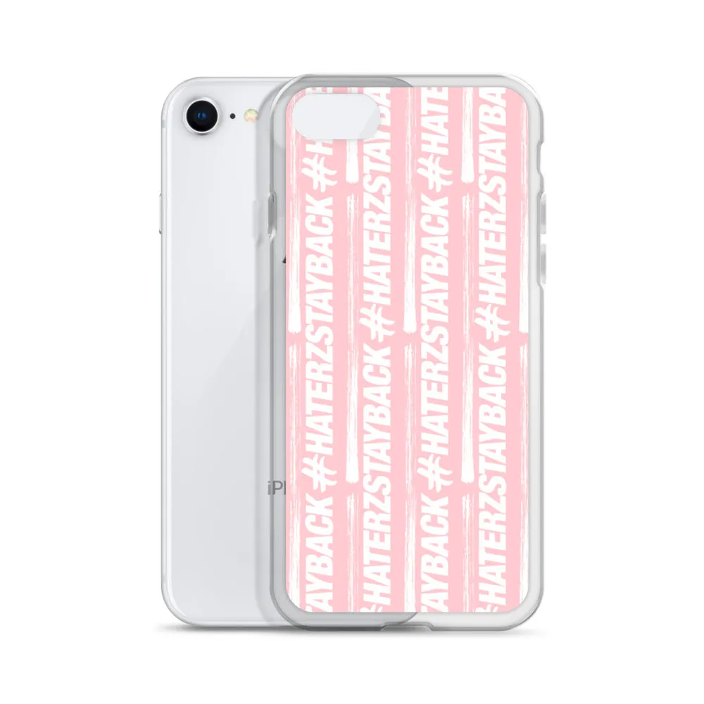 #HaterzStayBack iPhone Case (Pink)