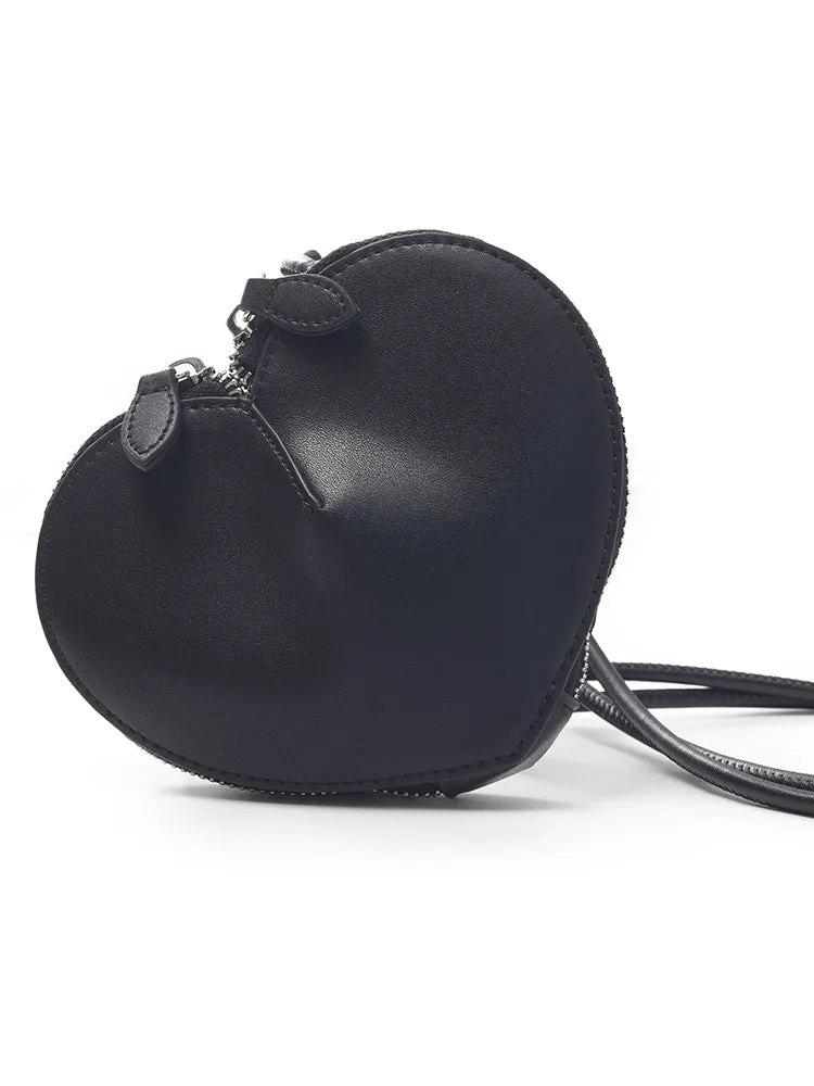 Heart-Shaped Crossbody Bag