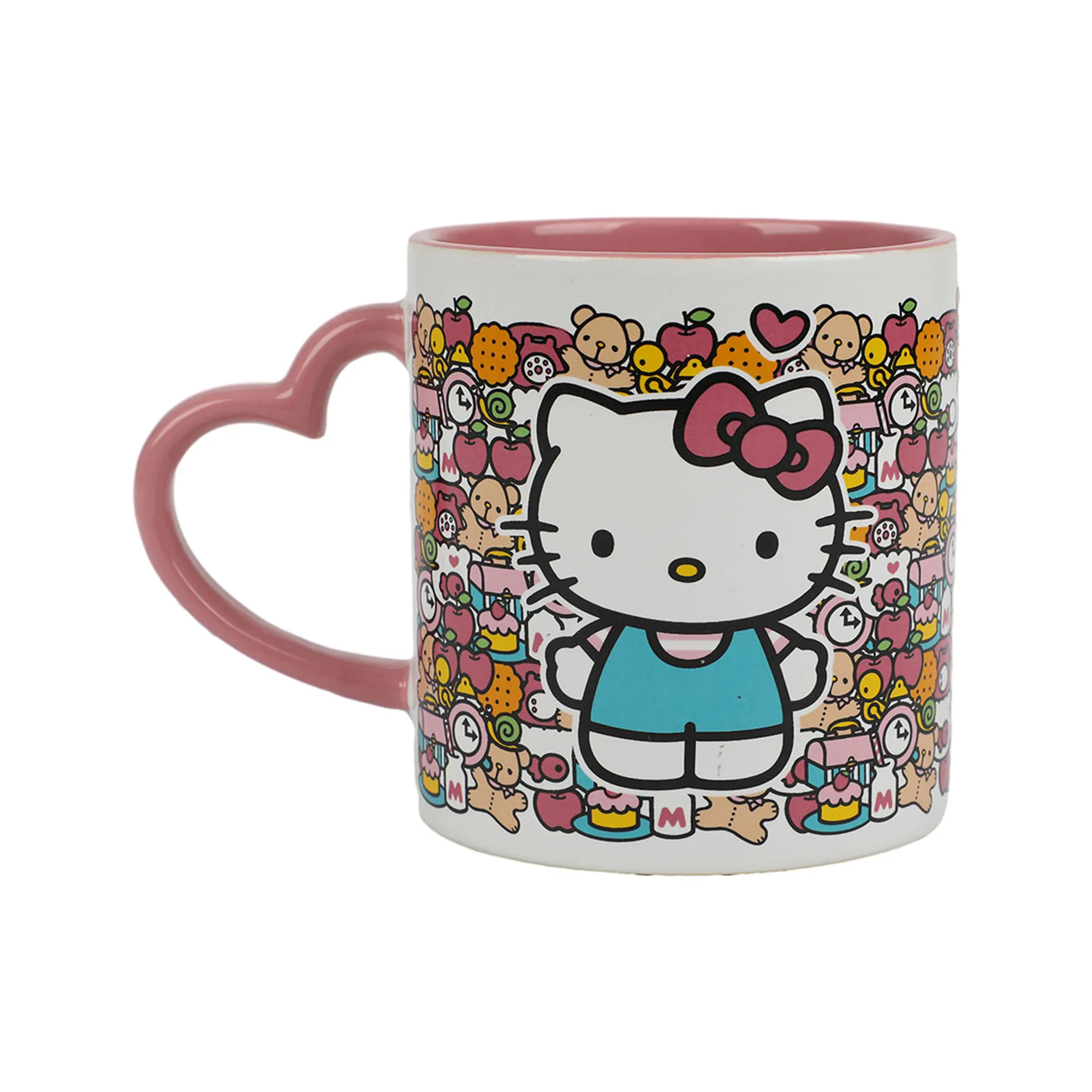 Hello Kitty 16oz Heart Handle Ceramic Mug