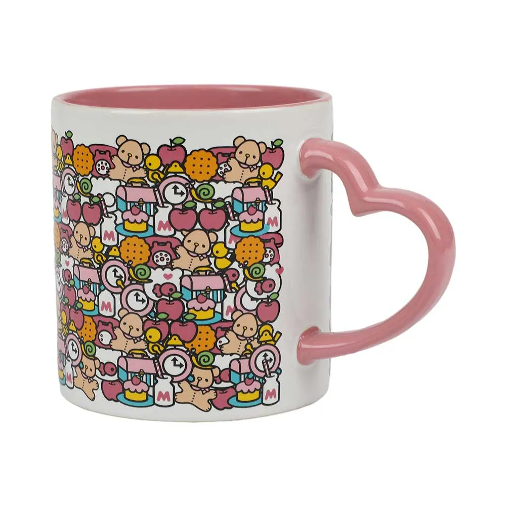 Hello Kitty 16oz Heart Handle Ceramic Mug