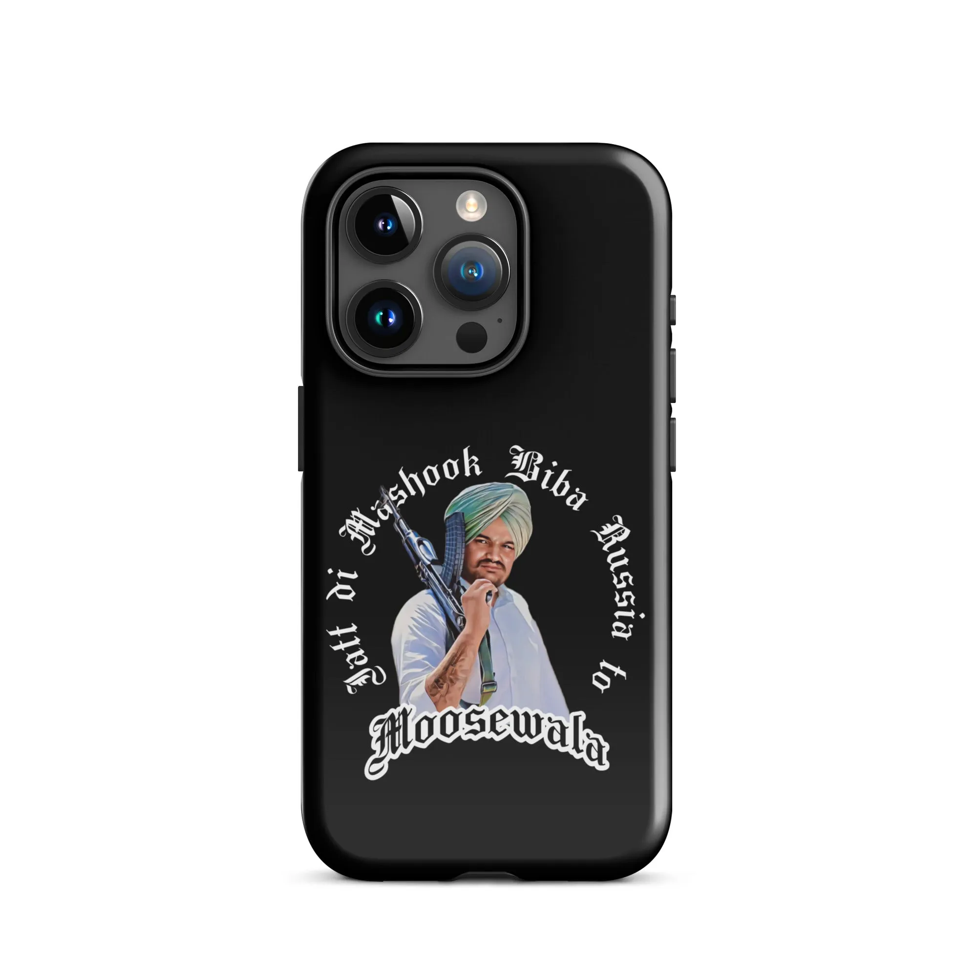 Jatt di mashook Moosewala premium iPhone case