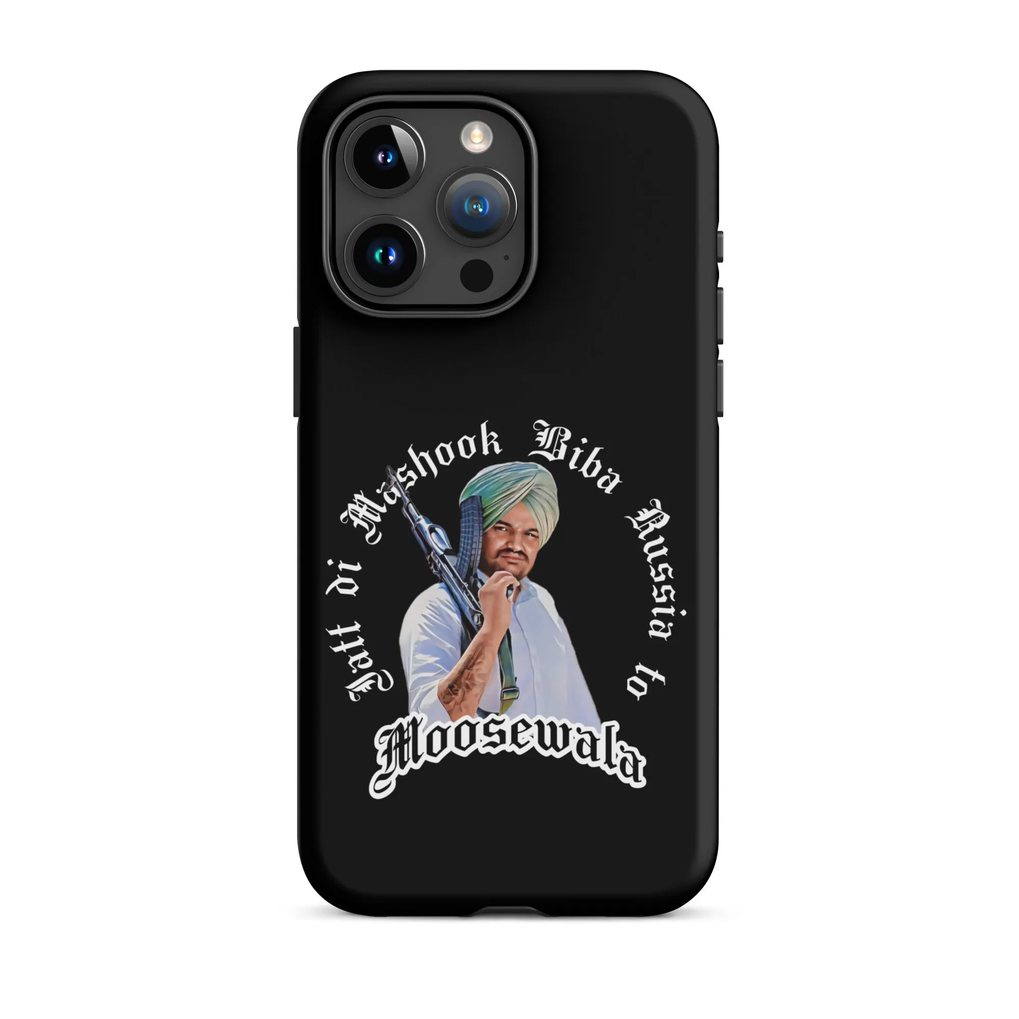 Jatt di mashook Moosewala premium iPhone case