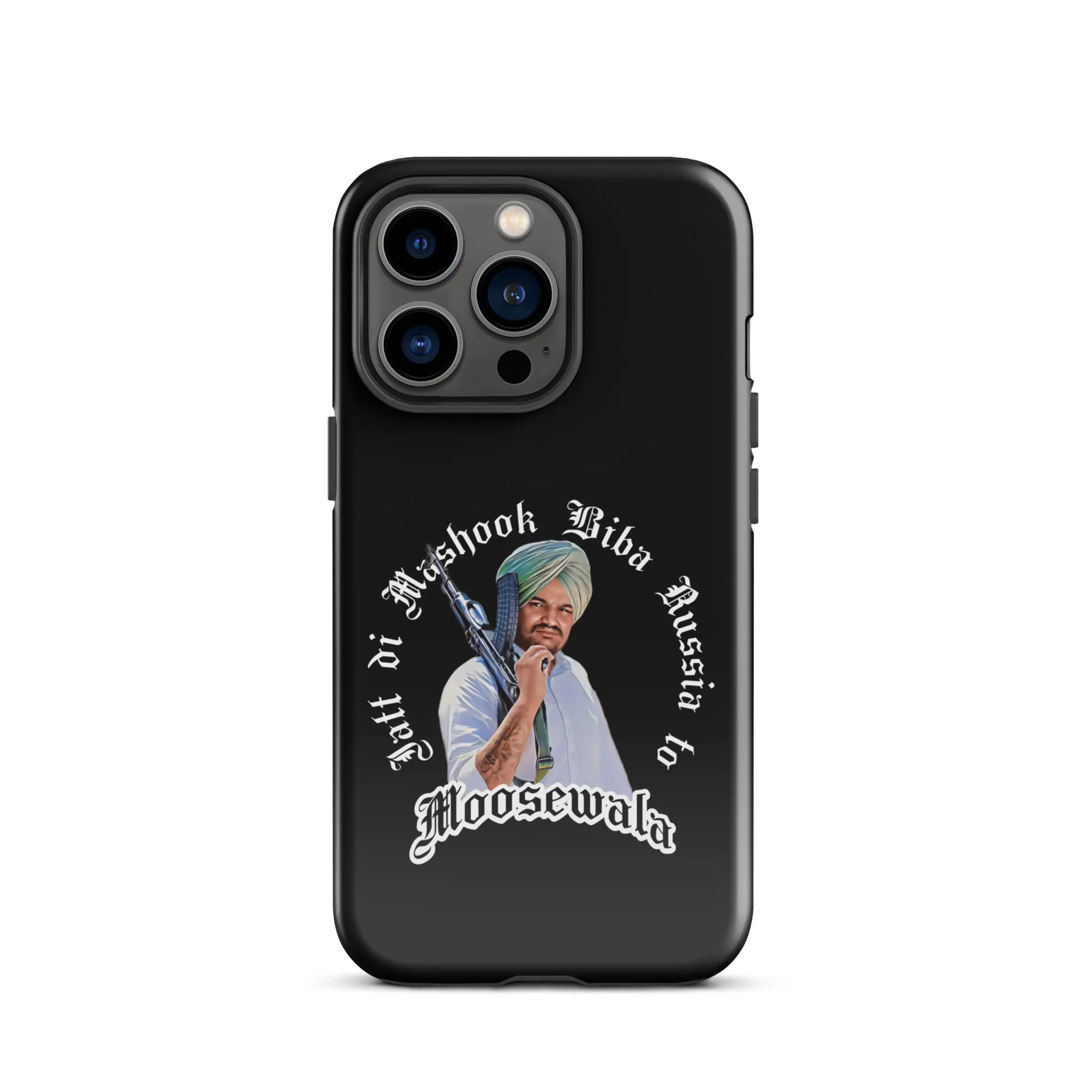 Jatt di mashook Moosewala premium iPhone case