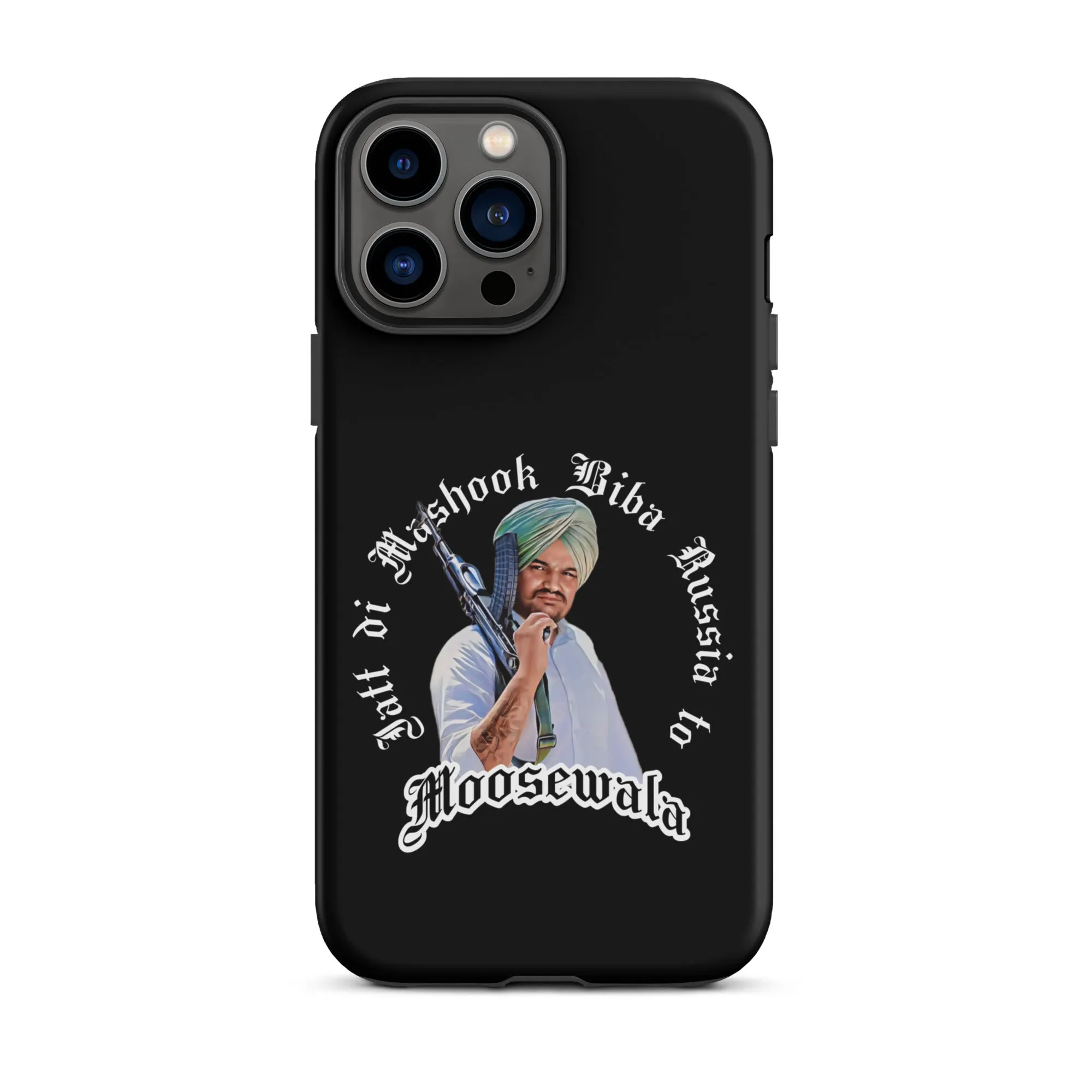 Jatt di mashook Moosewala premium iPhone case