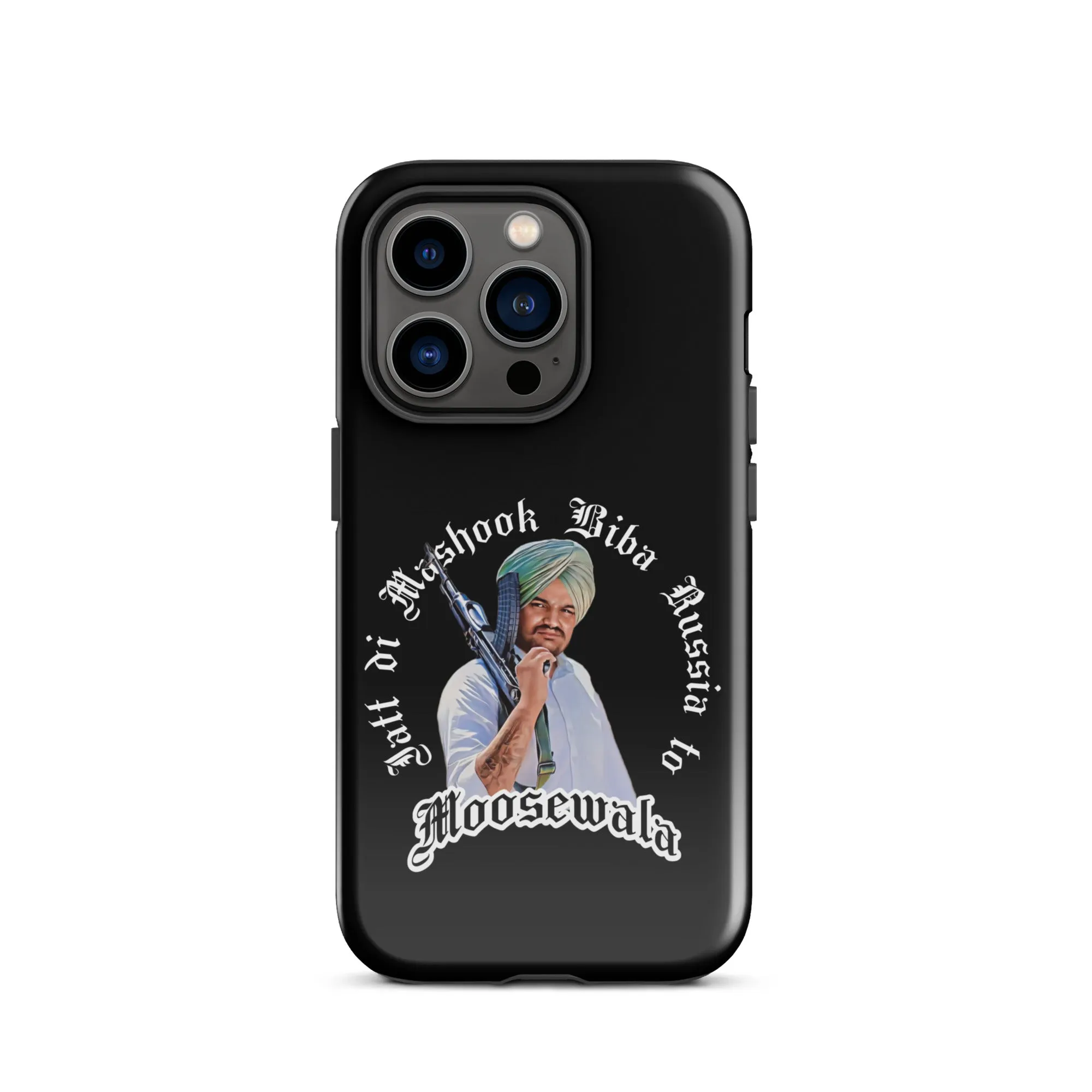 Jatt di mashook Moosewala premium iPhone case