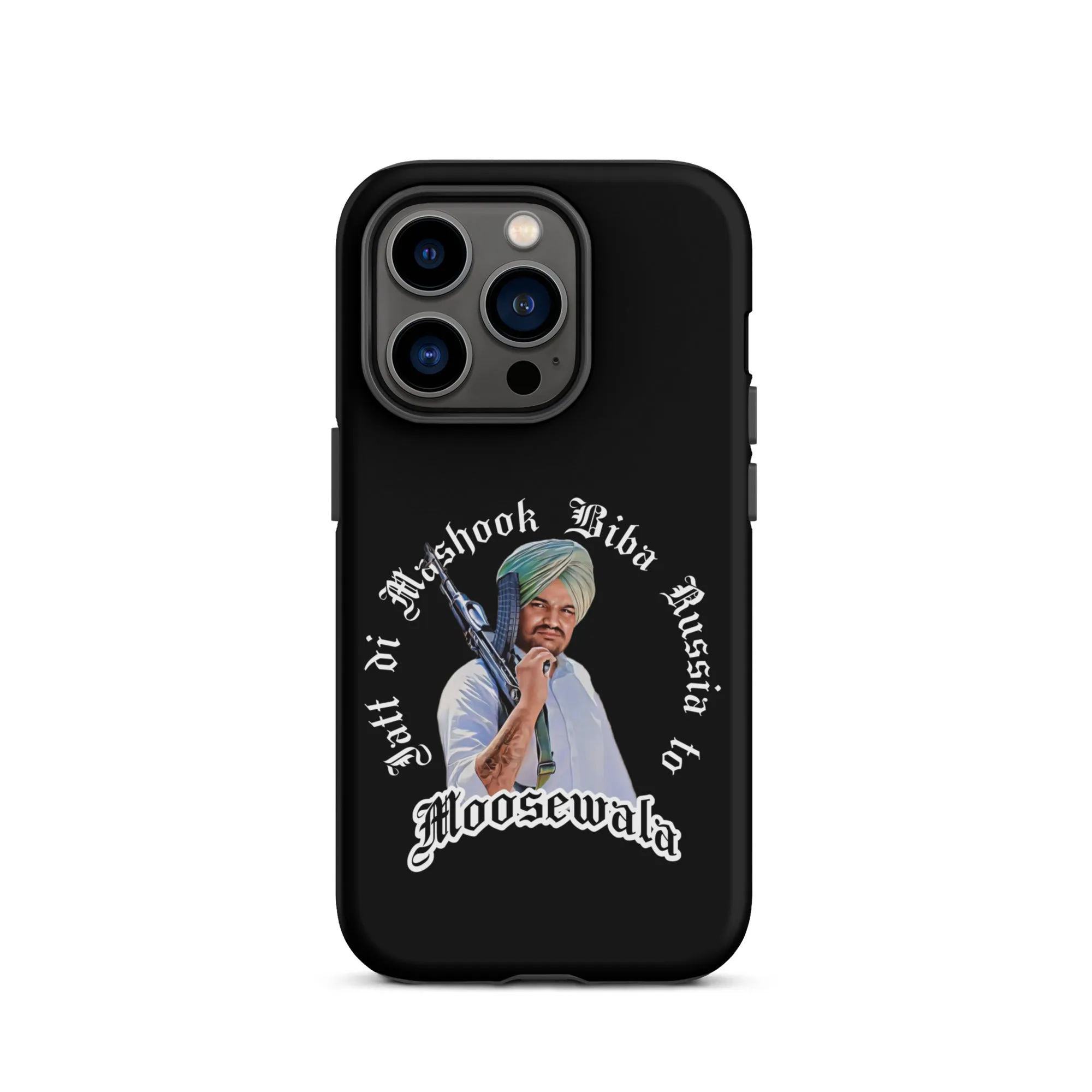 Jatt di mashook Moosewala premium iPhone case