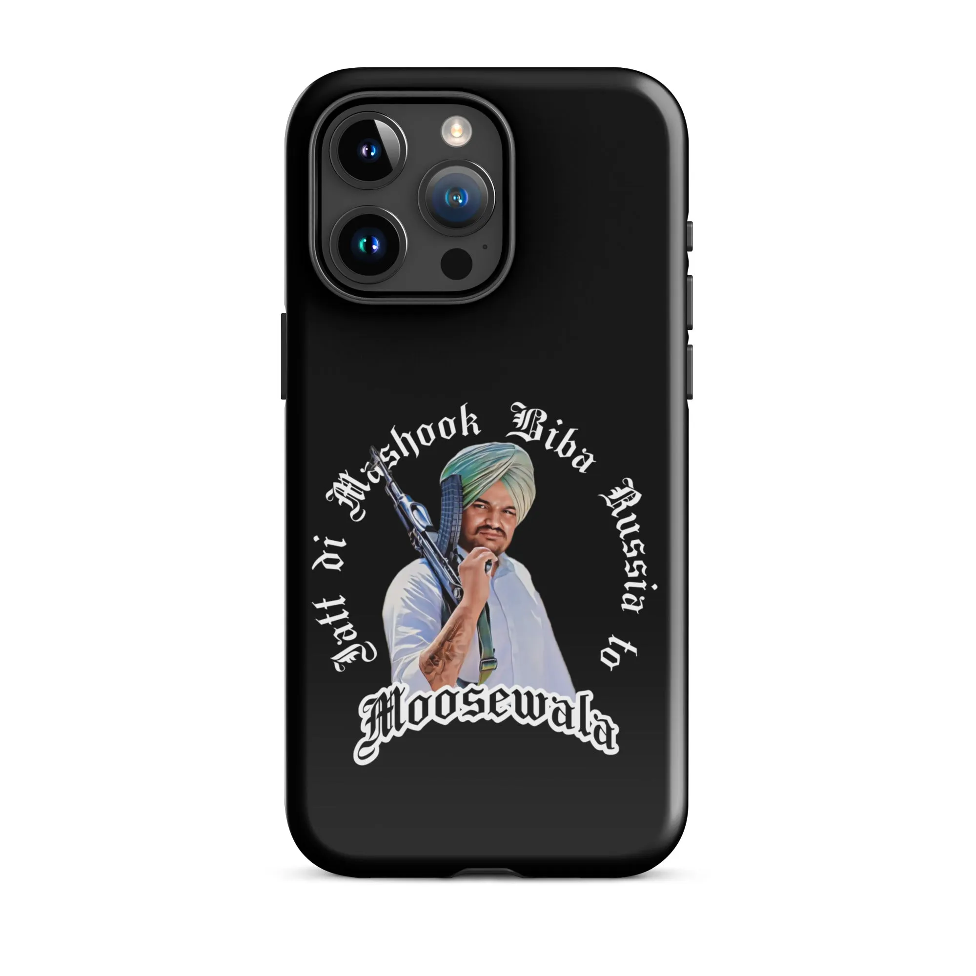 Jatt di mashook Moosewala premium iPhone case