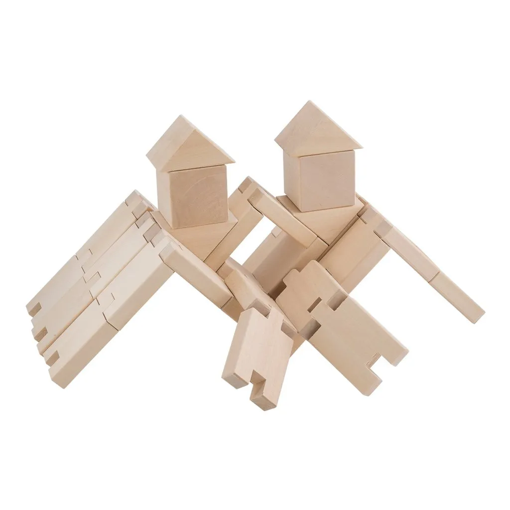 Kubi Dubi Wooden Building Blocks - Smarty