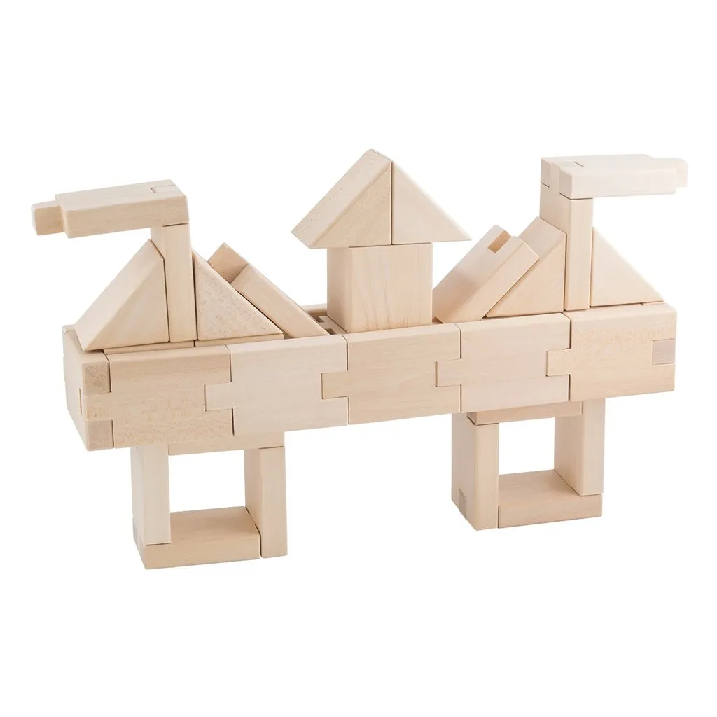 Kubi Dubi Wooden Building Blocks - Smarty