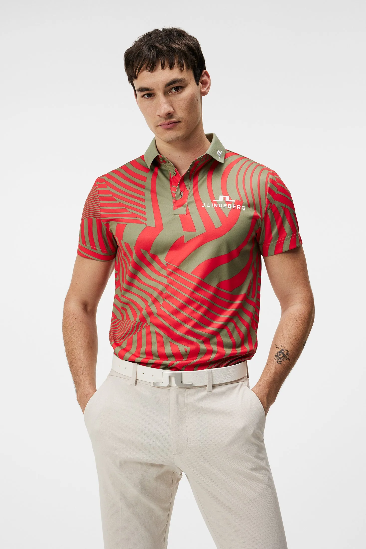 KV Tour Print Golf Polo