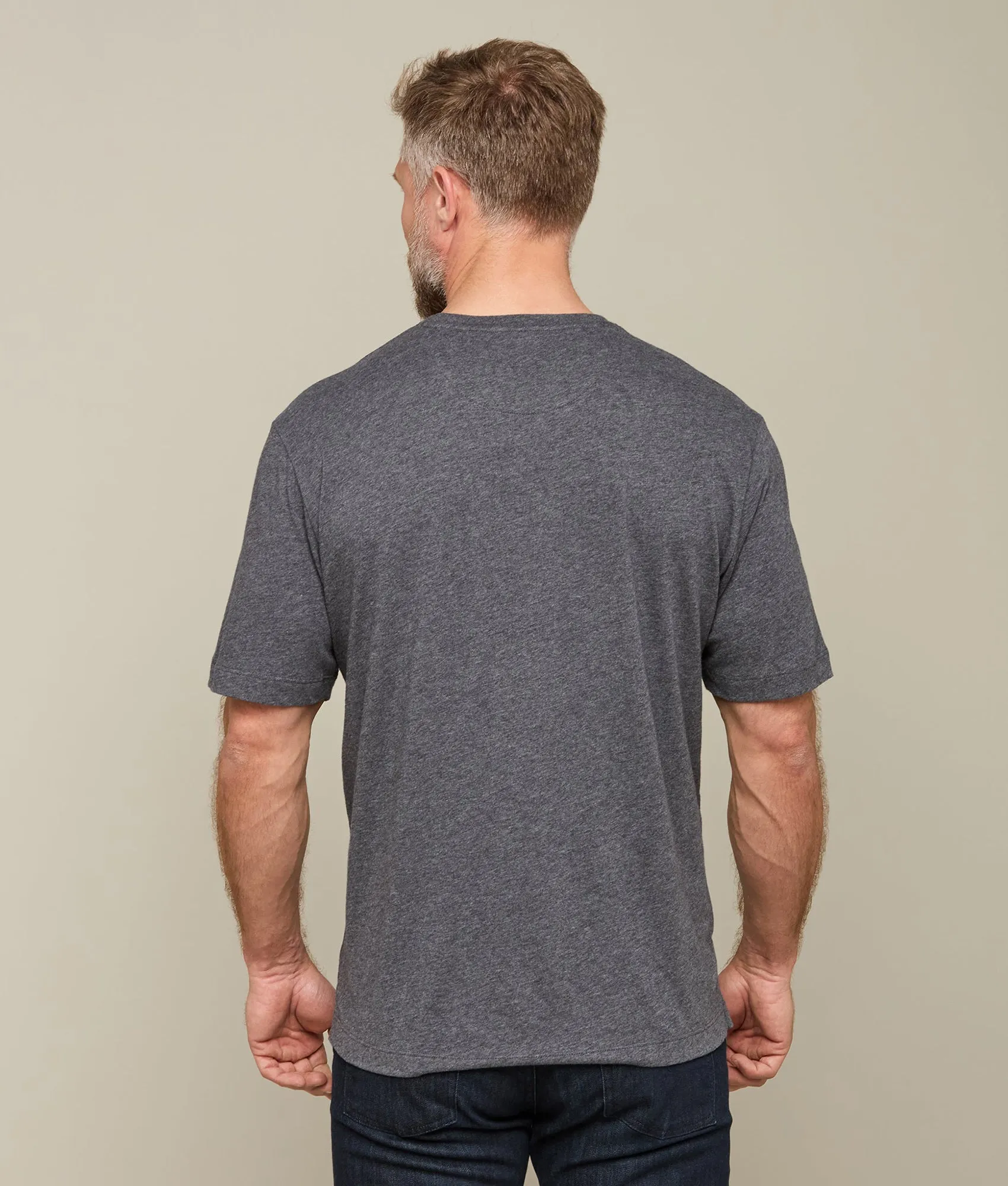 Lucchese Pima Cotton Tee :: Grey Melange