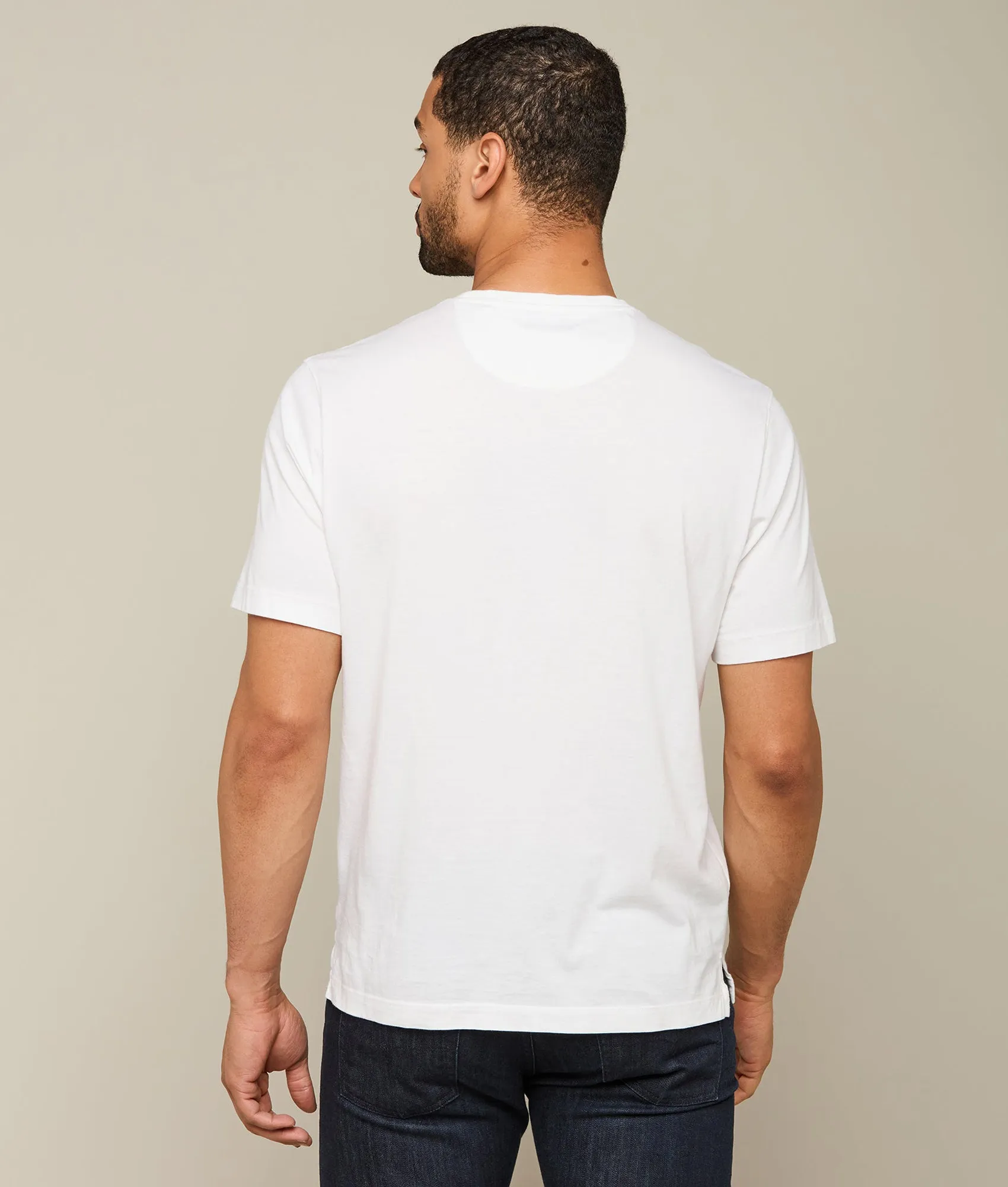 Lucchese Pima Cotton Tee :: White