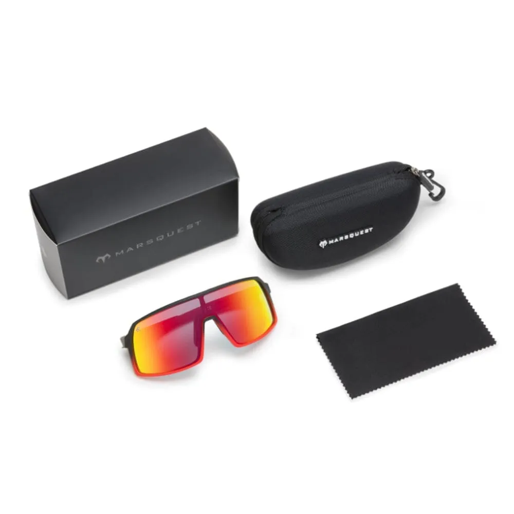 Marsquest Model S Sunglasses - Carbon Black & Ruby